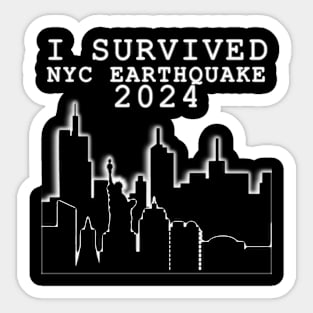 I Survived The Nyc Earthquake Sticker